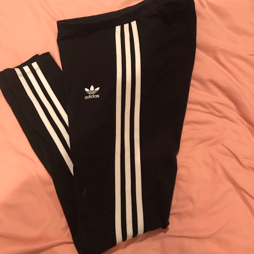 Adidas 3 stripe leggings